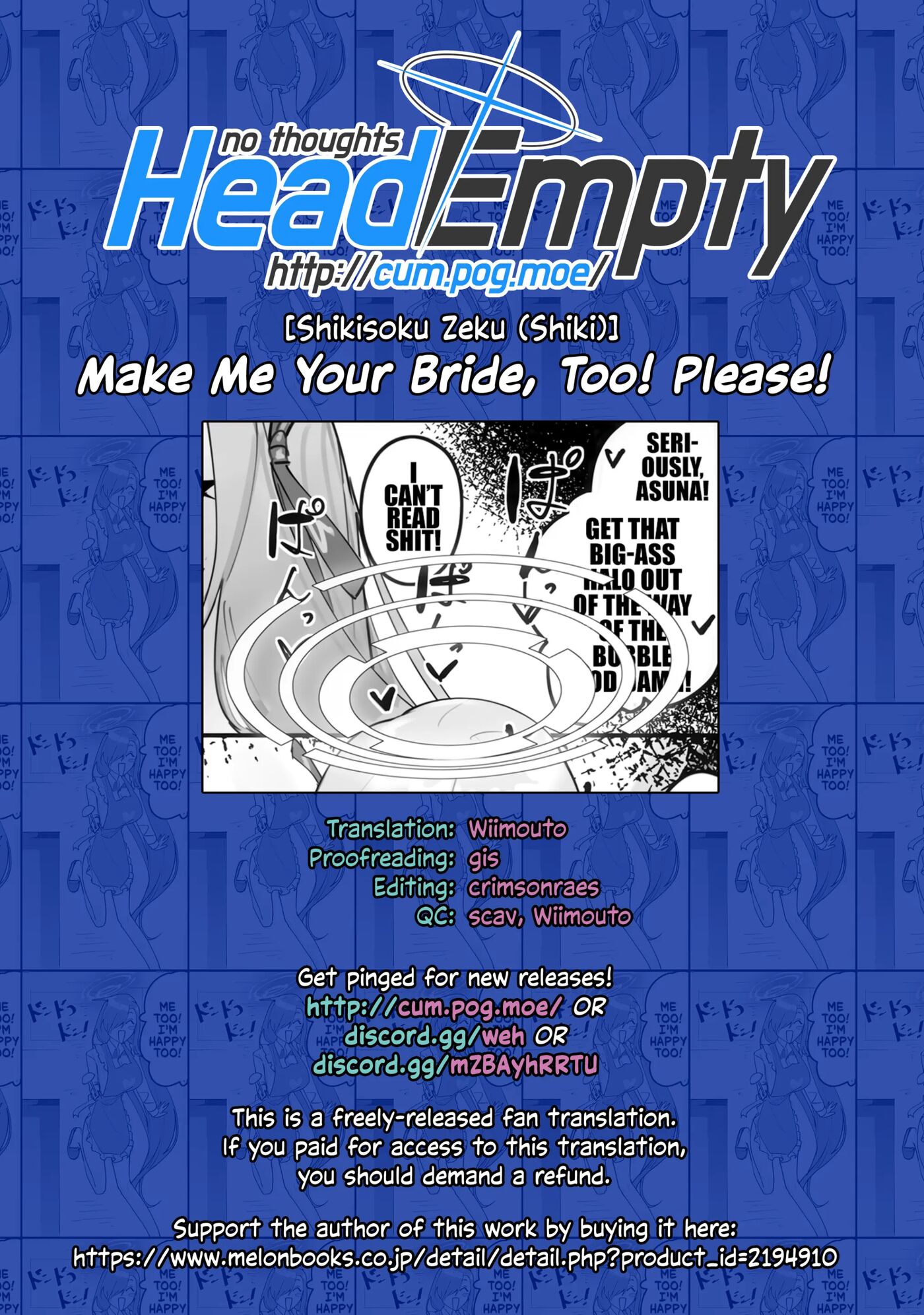 Make Me Your Bride, Too! Please! Chapter 1000 Page 35